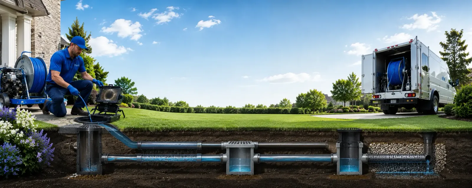 Outdoor drain cleaning information for Venus, PA